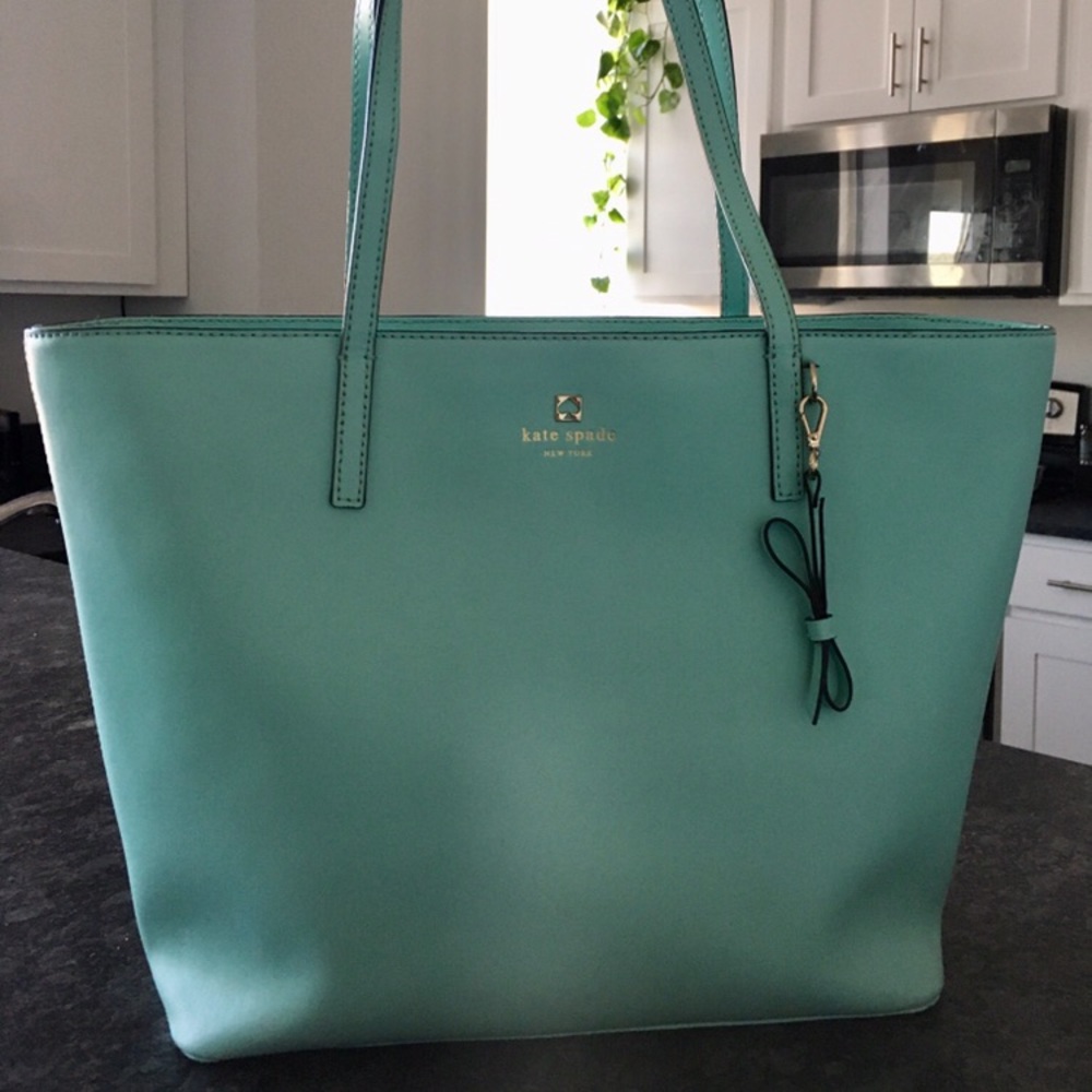 Kate Spade Purse | Tiffany Blue | Zipped Tote